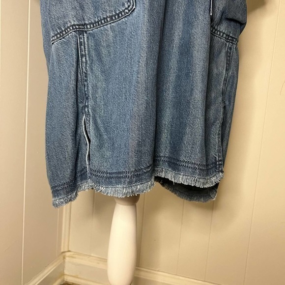 Wrap Designed in London Denim Size 12 Dress - Picture 2 of 9